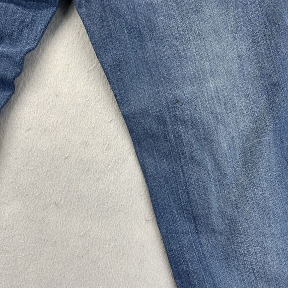 Levis 580 Jeans Womens Size 16W PLUS Blue Denim Defined Waist Straight Retro - Picture 10 of 16